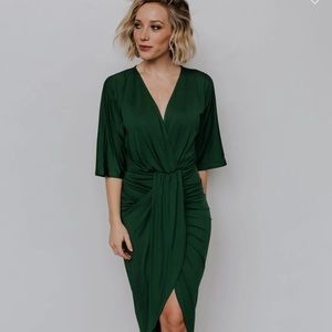 NWT Baltic Born, Hunter Green, Midi Dress (Plus Size)